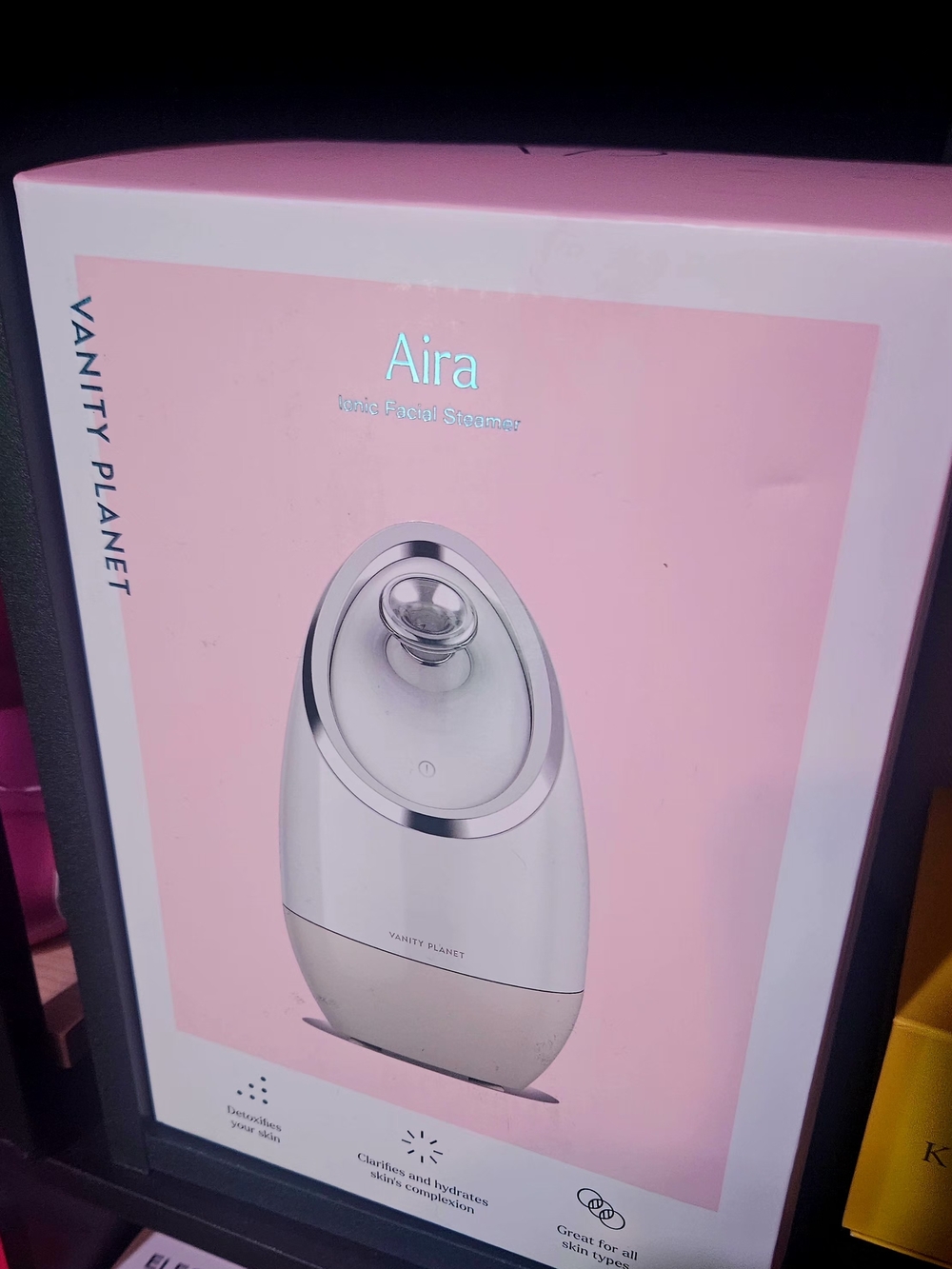 Aira Pink Ionic Facial Steamer